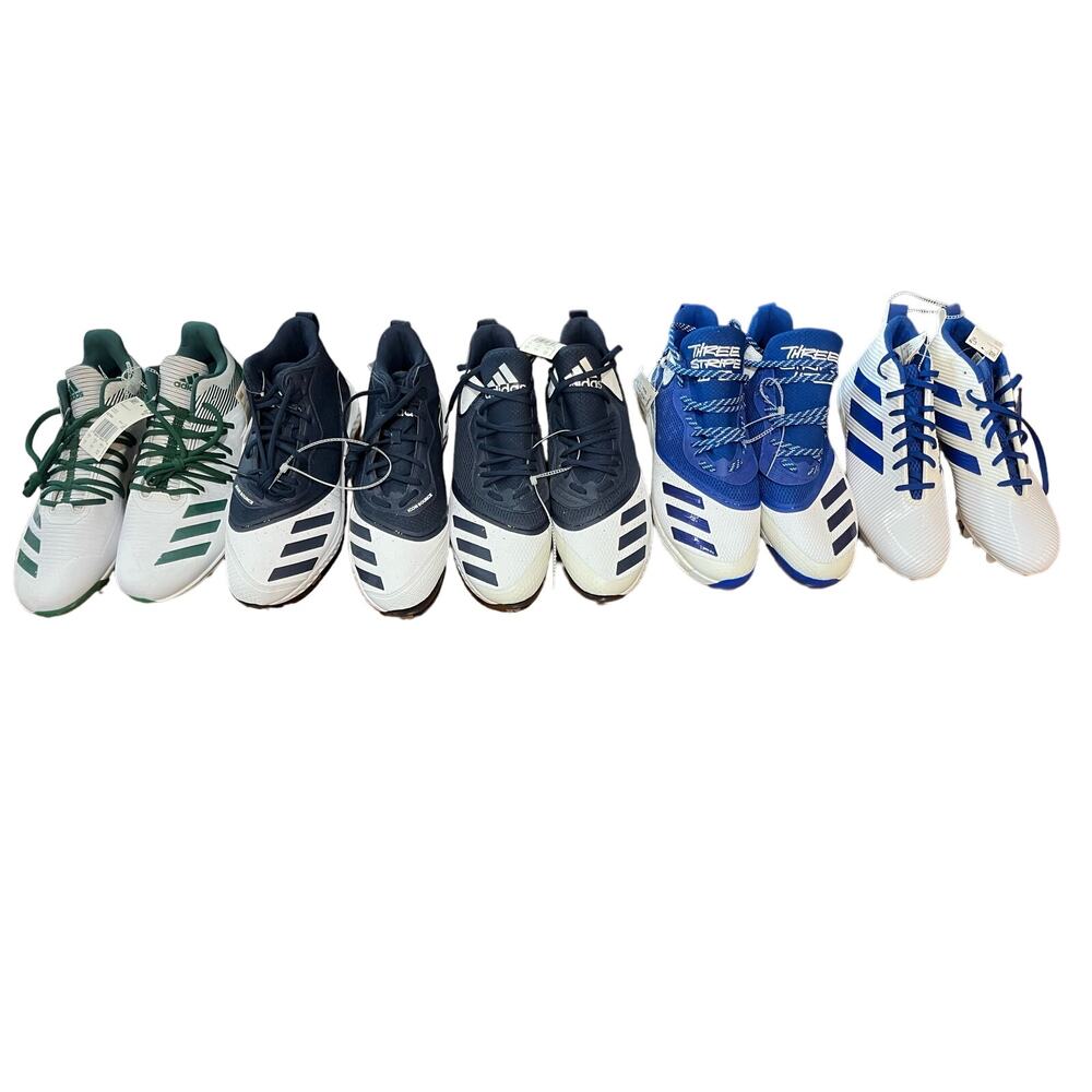 Lot of men’s Adidas new with tags Football and Baseball Cleats